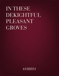 In These Delightful Pleasant Groves SSA choral sheet music cover